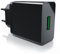CSL - USB Ladegerät 18W Quick Charge 3.0 - Netzteil mit Schnellladefunktion - Smart Charge Solid Charge intelligentes Laden - geeignet für Radiowecker Handys Smartphones Navis Tablets UVM