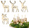 Adventskranz Zahlen 1 2 3 4 für Kerzen & Kerzenhalter, Zahlen Adventskranz Holz Deko Weihnachten Kerzenanhanger, für Adventskerzen Deko Weihnachtsbaum Deko