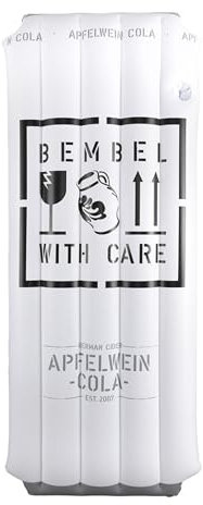 BEMBEL WITH CARE - Pool-Luftmatratze - Design: Apfelwein-Cola Dose
