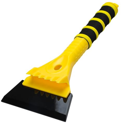 Dodifker 12.4 Ice Scraper for Car Windshield Snow Frost Ice Removal Tool Snow Scraper with Foam Handle for Cars Trucks Window
