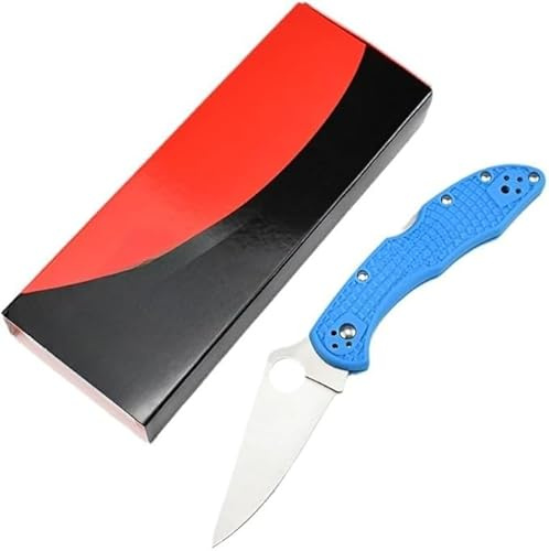 Amacigana 7,13 Zoll Mini-Klappmesser – Axis Lock-Taschenmesser mit VG-10-Stahlklinge und glasfaserverstärktem Nylongriff, Daumenknopf, Gürtelclip für EDC, Camping und Jagd (A 02)