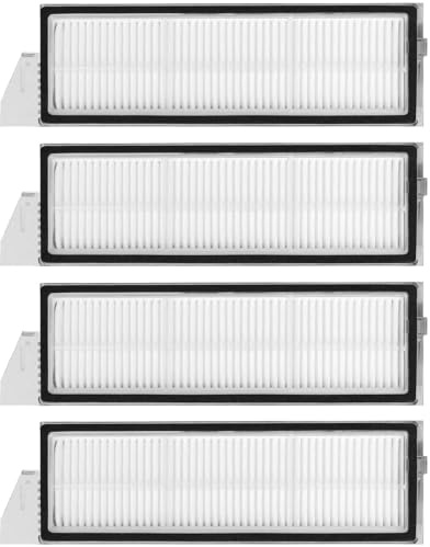 Lot de 4 filtres HEPA pour robots Roborock S8 Maxv Ultra / S8 Max Ultra - Accessoires de rechange pour robot balayeur G20S