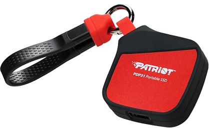 Patriot PDP31 1TB M.2 2230 Type-C Kompakte Externe tragbare SSD – Sequentielles Lesen: bis zu 1000 MB/s und sequentielles Schreiben: bis zu 1000 MB/s – USB 3.2 GEN2 – externes Solid-State-Laufwerk