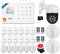 Kit Allarme Casa, Scherfoto for garage wireless di allarme Smart Home Security 3MP IP. Sensore della porta del rilevatore del movimento della fotocamera(Kit 2)