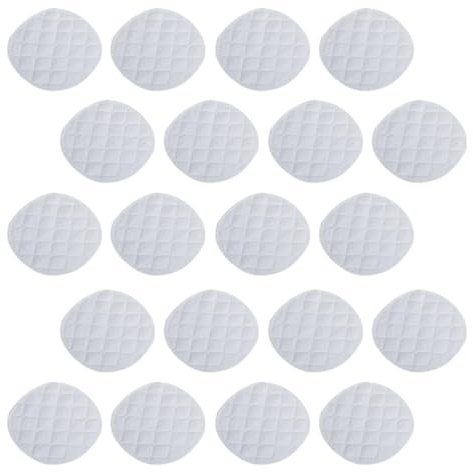 ifundom Coppette Assorbilatte Riutilizzabili in Cotone 6 Strati, Confortevoli e Delicati, 20 Unitá per Allattamento Dopo Parto