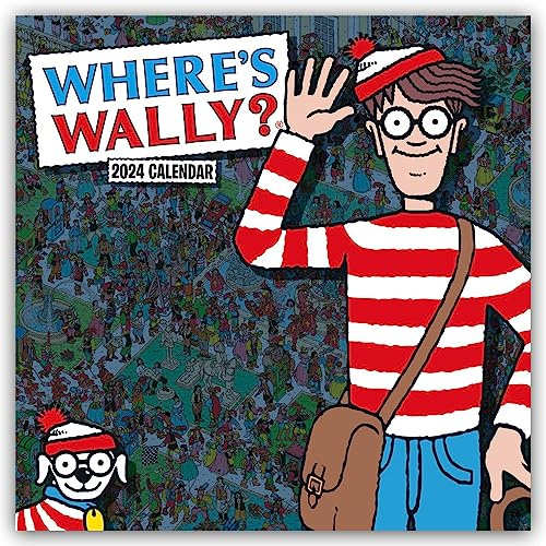 Where's Wally? – Wo ist Wally 2024 – Wand-Kalender: Original Carousel Calendar [Mehrsprachig] [Kalender] (Wall-Kalender)