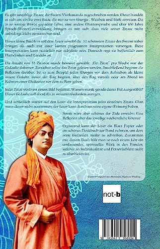 Swami Vivekananda - Zitate eines Yogi: 52 Weisheiten und Interpretationen zum Lesen, Nachdenken und Handeln.DE