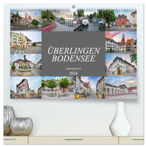 Überlingen Bodensee Impressionen (hochwertiger Premium Wandkalender 2026 DIN A2 quer), Kunstdruck in Hochglanz: Überlingen die Perle am Bodensee (CALVENDO Orte)