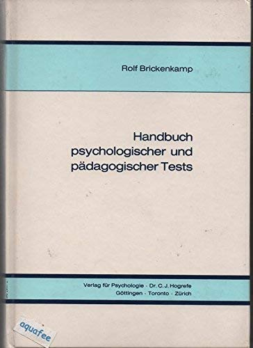 Handbuch psychologischer und pädagogischer Tests
