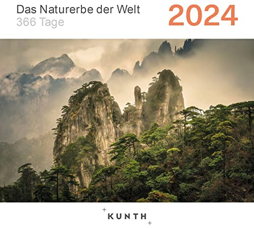 Das Naturerbe der Welt - KUNTH 366-Tage-Abreißkalender 2024: Tägliche Inspiration in Bild und Text. Kalender zum Aufhängen oder Aufstellen. (KUNTH Abreißkalender 365 Tage)