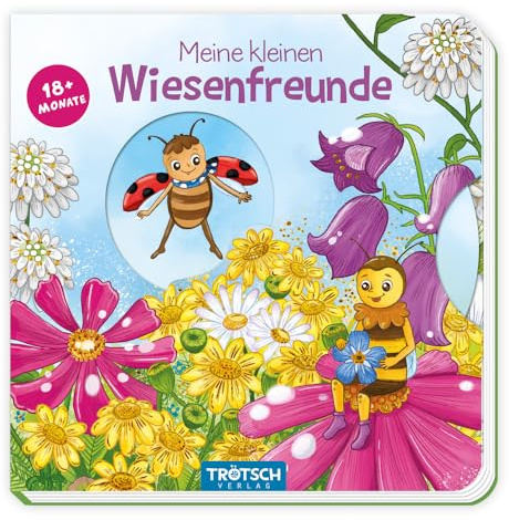 TRÖTSCH - Spielbuch Mein kleines Spielbuch Meine kleinen Wiesenfreunde : Pappenbuch für Kinder ab 18 Monaten: Entdeckerbuch Beschäftigungsbuch Spielbuch
