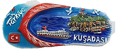Kusadasi Turkey 3D Fridge Magnet Home & Kitchen Decoration Magnetic Sticker,Kusadasi Turkey Refrigerator Magnet Travel Souvenir Gift