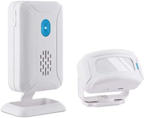 Nineleaf Wireless PIR Motion Sensor Detector Security Alarm Chime, Welcome Doorbell, Mailbox Alert, Motion Sensor Doorbell with Night Light for Shop Store Business Office Home Front Door Entry
