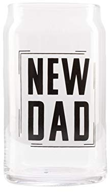 Pearhead Vaso de cerveza para papá para el día del padre, regalo para abuelo, nuevo papá o día del padre, vaso de pinta de la paternidad, accesorio de bar, accesorio novedoso para papá, 16 onzas