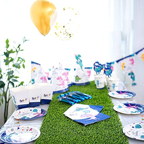 14 x 48 Artificial Grass Table Runner, Perfect for Parties, Birthdays, Restaurant Decoration, Bridal and Baby Showers, Spring, Fall Holidays, Receptions, Candy buffets, Dessert Tables, Wedding