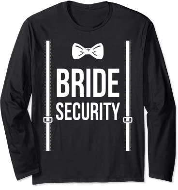 Braut Sicherheit Hochzeit Entourage Braut Entourage Langarmshirt
