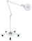 WOQLIBE LED Lupenleuchte mit Standfuß 22W 5x Dioptrien Glaslinse Dimmbar Rollstativ 125MM Kosmetik Beauty Salon Stativ