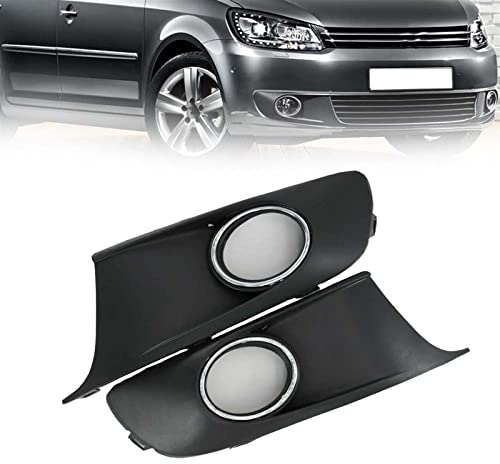 REXGEL Kühlergrille Für VW Für Touran Für Caddy 2010 2011 2012 2013 2014 2015 Auto Frontstoßstange Nebelscheinwerfer Lüftungsgitter Abdeckung