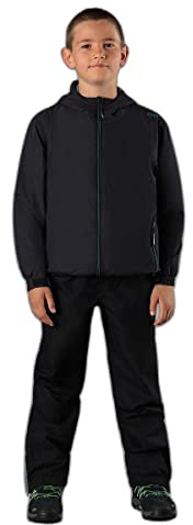 CMP - Veste enfant à capuche fixe, Récif anthracite, 104