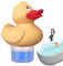 Chemikalienschwimmer, Dosierschwimmer Pool, Chlordosierer Für Chlortabletten Für Pool Für Whirlpool, Planschbecken, Aquarium(Ente)