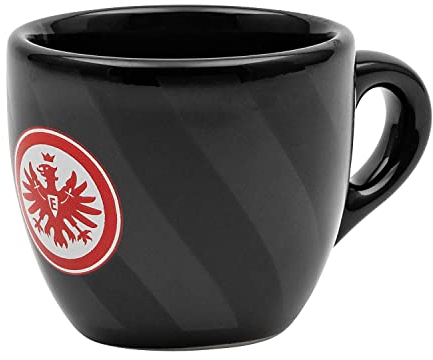 Eintracht Frankfurt Espresso Tasse (schwarz, one Size)