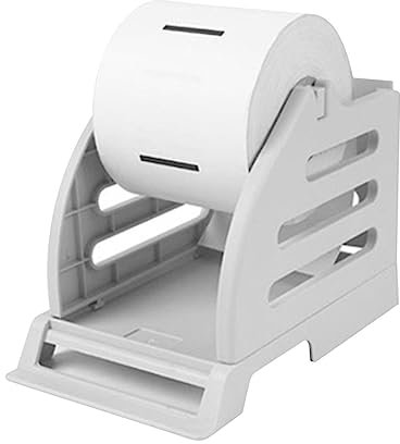 higyee Etikettenspender für Rollen | Etikettenhalter für Thermodrucker | Versandetikettenhalter, Thermo-Etikettenrollenhalterständer, Etikettenhalter für Thermodrucker, Rollenetiketten