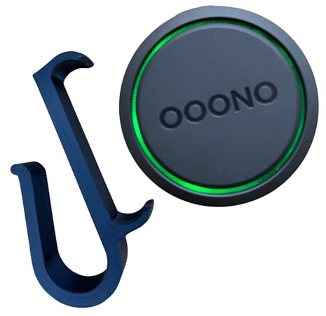 Halterung passend für OOONO NO2 – CO Driver für die Sonnenblende, Sonnenblenden-Clip für OOONO 2. Generation, passgenau & hitzebeständig, Stabiler Blitzerwarner-Halter, Made in Germany