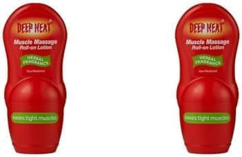 Deep Heat, ml Muscle Massage RollOn Lotion DEE0135Q, Mint, 50 ml (Pack of 2)
