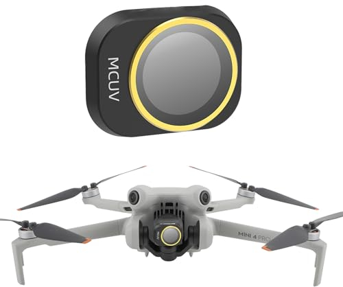 Kimyoaee Ensemble de filtres ND Mini 4 Pro pour DJI Mini4 Pro Accessoires : CPL, ND, MCUV, alliage d'aluminium, verre optique