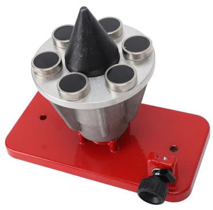 Messerausgleicher Ersetzt 339075B, Magnetische Wandhalterung, Präzises Auswuchten, Solide Metallkonstruktion, Rasenmähermesserausgleicher für Troy-Rasenmähermesser