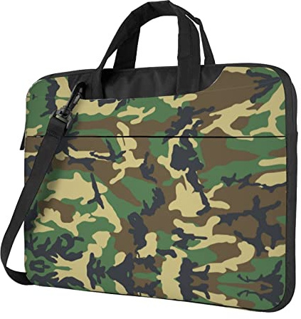 Stilvolle Laptoptasche mit Militär-Camouflage-Druck, lebendiges Design, ultimativer Schutz für Ihren Laptop