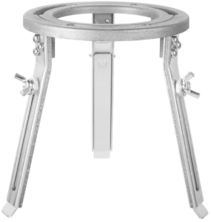 Gatuida Laborstativ Aus Aluminiumlegierung Für Alkohollampen Höhenverstellbar Stabiler Dreibeinständer Für Experimentierbedarf Abnehmbar Platzsparenden Transport