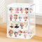 AUSTUFF Acrylic Display Case Acrylic Fgure Display Case Acrylic Display Box with 3 Division Boards for Boots ,Cake ,Toy,Book, Model Cars, Collectible Figures