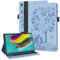 LSPCASA Carcasa para Samsung Galaxy Tab S5E 10.5 Pulgadas SM-T725/T720 Función De Soporte Funda Galaxy Tab S5E con Una Banda Elástica Funda Tablet Samsung Tab S5E Azul