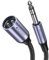 MOSWAG Cable XLR Macho a Jack, Cable Jack 6,35 mm TRS a XLR Macho Balanceado Para Audio, Micrófono, Mezcladores, Amplificadores, Altavoces, Interfaz de Audio, Auriculares (1M)