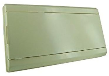 Marco y puerta marfil para caja ICP, diseño elegante, material duradero, ideal para crear espacios funcionales y estéticos.