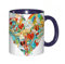 EKLMPS Becher aus Keramik, Ideal als Geschenk, Hochwertiger Aufdruck, Tasse mit Motiv, Tee Becher, Coffee Cup, 330ml,Mikrofaser - Ich liebe dich, Liebe mit Eros Arrow Music Geschenk Swirl Boxen Glob
