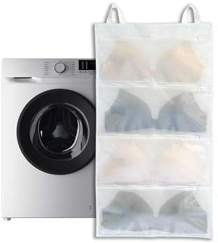 Yusunfun Wäschenetz bh für waschmaschine, Kann 4-BHs in einem bh wäschenetz zur gleichzeitigen Reinigung, Trocknung und Aufbewahrung halten, Effizienter 1-teilig(A-D)