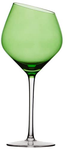 KXQYIKYI Vasos para beber Copa de vino tinto de cristal Copa de vino alta inclinada