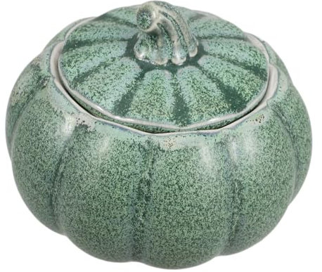 Cabilock Copa de calabaza cucharas cocina platos sopa tazón de estofado cuenco para servir comida fuente de calabaza guiso cacerolas Tazón de sopa decorativo tazón de comida cerámica