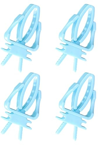 Vogelfutterstation Clips für Käfig, Obst, Gemüse, Snacks und Spielhalter, Diät-Clip, 4 Stück ausgewogene Diät-Clips für Papageien