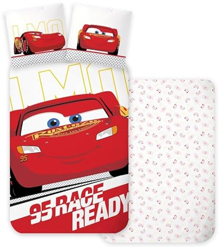 BrandMac Cot Size Bedding Set (Disney Cars 02)