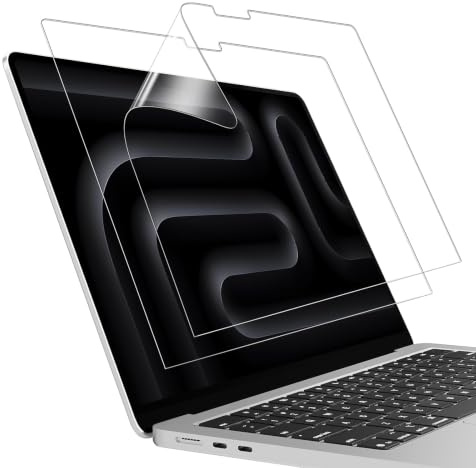 MasiBloom - HD-Displayschutzfolie für MacBook Pro 14 Zoll M5-M1 Chip A3426 A3427 A3434 2026-2021 – Anti-Kratz-Filter, High Definition Transparent, 5H, Laptop-Zubehör (2