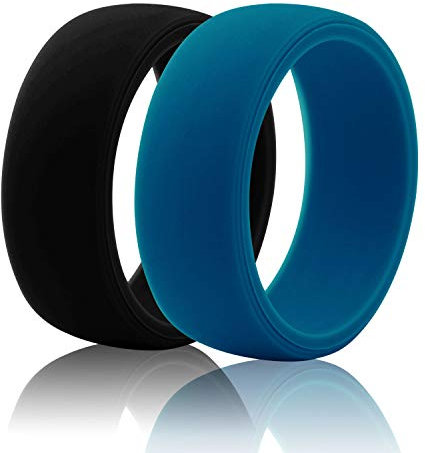 Silikon Hochzeit Ringe, Klettern, Fitness, Sport, Gewicht Lifting/Training, Laufen, Gummi Ring, Sicher Silikon, Herren, Geschenk-Boxen