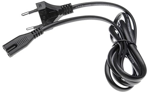 vhbw Câble d'alimentation Cordon électrique Schuko Secteur Prise C7 Figure 8 1.2m pour PC Portable, Monitor, Imprimante