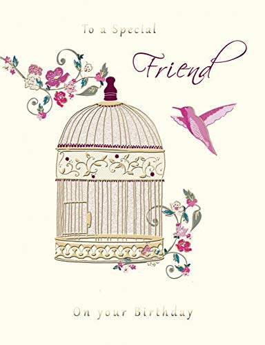 Piccadilly Greetings Group Ltd FANTASTIC COLOURFUL FOR A GREAT FRIEND BIRTHDAY GREETING CARD,Beige,8 x 6 inches
