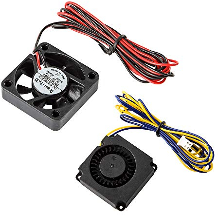 Creality Ender 3 Original 4010 Fans 40x40x10MM DC 24V Extruder Hot End Fan and DC 24V Turbo Fan for Ender 3/3 Pro 3D Printer