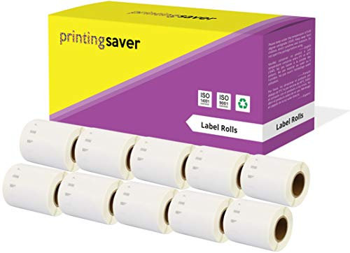 Printing Saver 10x 14681 57 x 57 mm CD DVD Disketten-Etiketten (160 Stück/Rolle) kompatibel für LabelWriter 310 320 330 4XL 400 450 Turbo/Twin Turbo/Duo & Seiko SLP Etikettendrucker