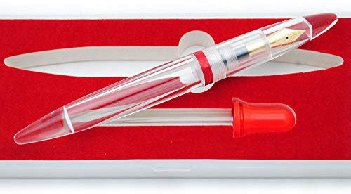 czxwyst Majohn M2 Large Ink Capacity Eyedropper Fountain Pen Eye Dropper Filling Pen Set for Collection/Business/Signature/Student/Office (Fine Nib)