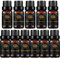 Aromatherapie ätherisches Öl-Set für Diffusor, 100% ätherische Öle, 7 x 10 ml, therapeutische ätherische Öle, Kamille, Geranie, Wacholderbeere, Lavendel, Kiefernnadeln, Rose, Thymian Öl